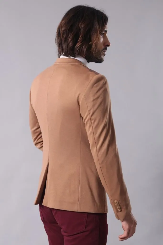 15562 Tan Blazer Jacket