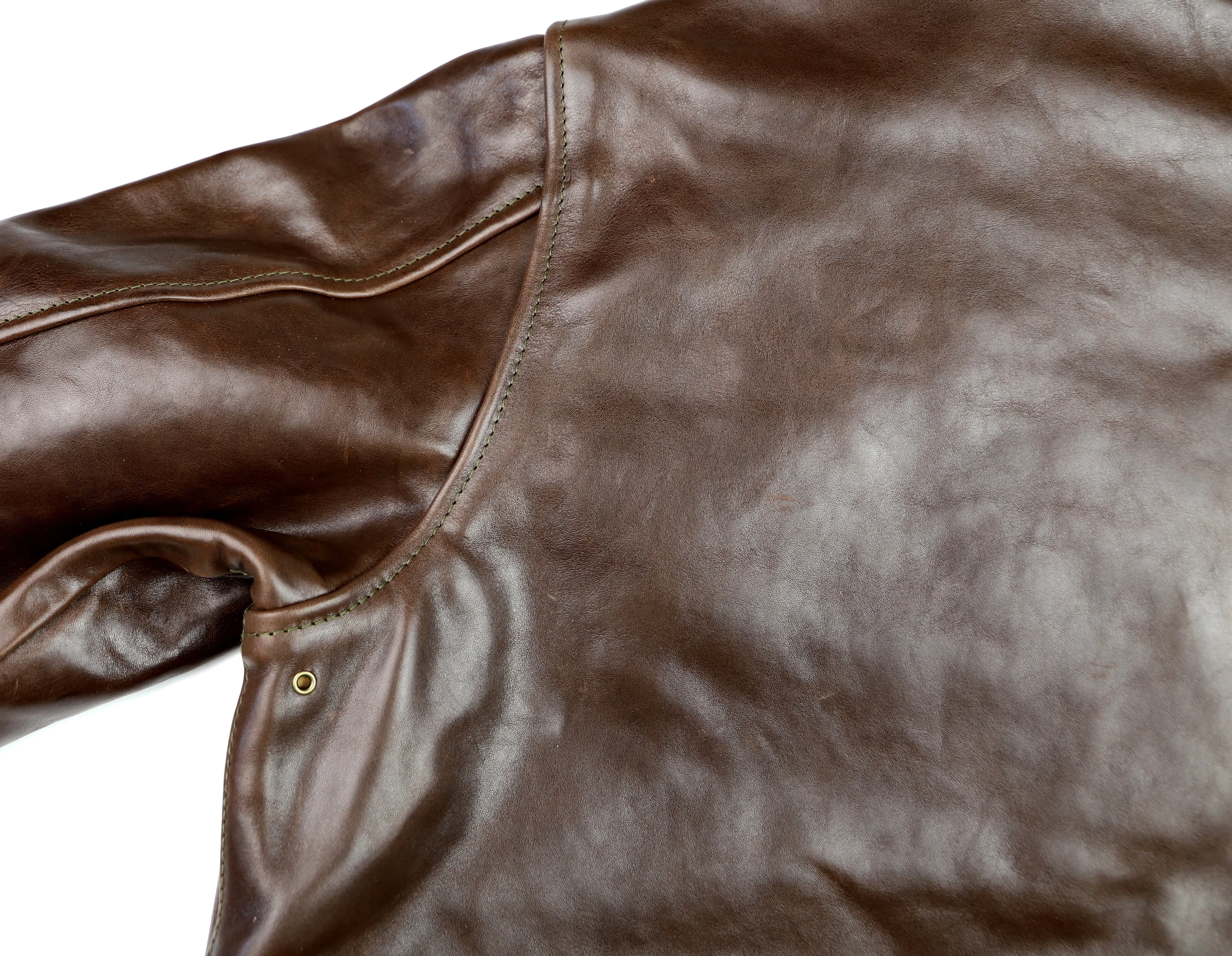 Aero A-2 Military Flight Jacket, size 42, Chestnut Badalassi Cowhide