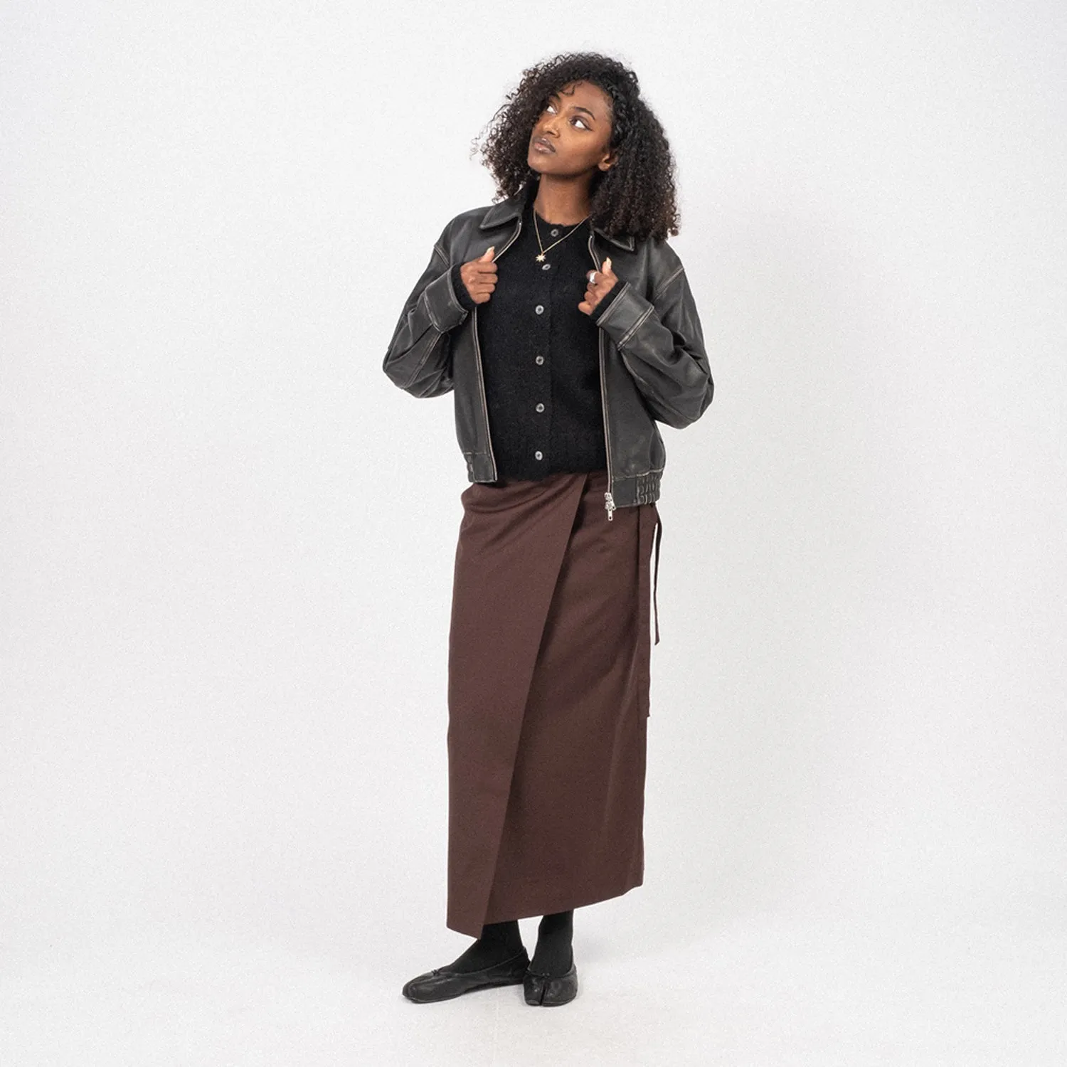 [DUNST] UNISEX LAMBSKIN BLOUSON _ BRUSHED BLACK