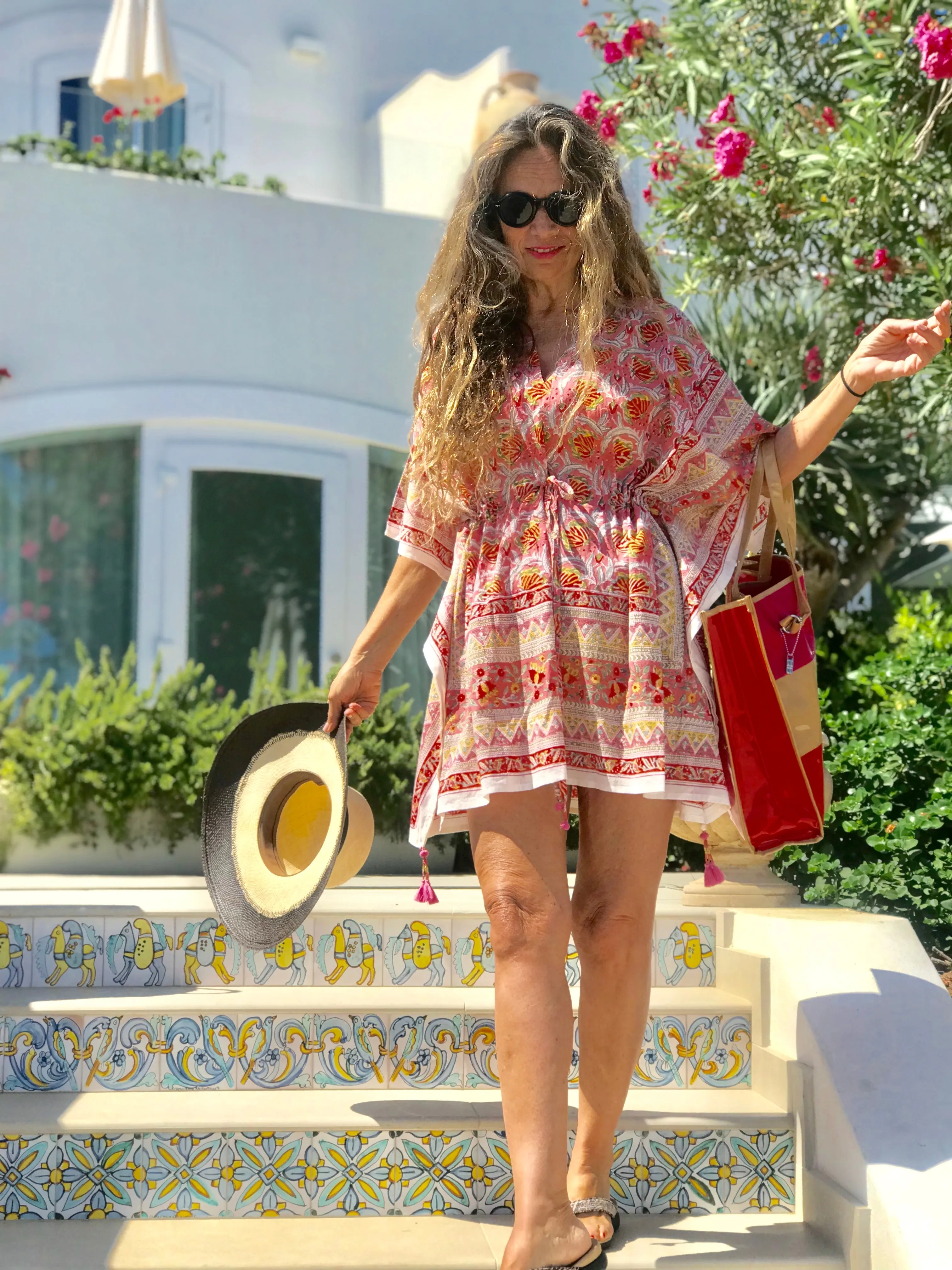 Georgia Short Cotton Kaftan