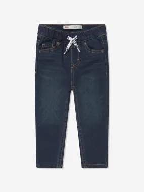 Levi's Baby Boys Skinny Dobby Pull On Jeans in Blue