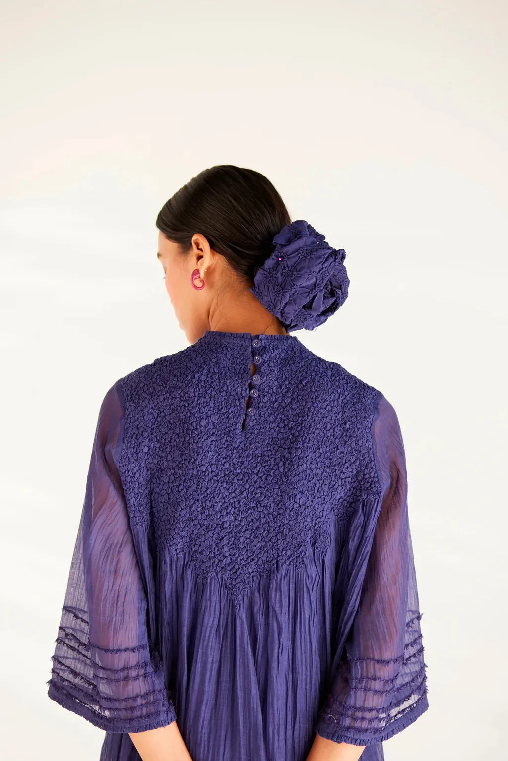 PLUM PURFLE DRESS
