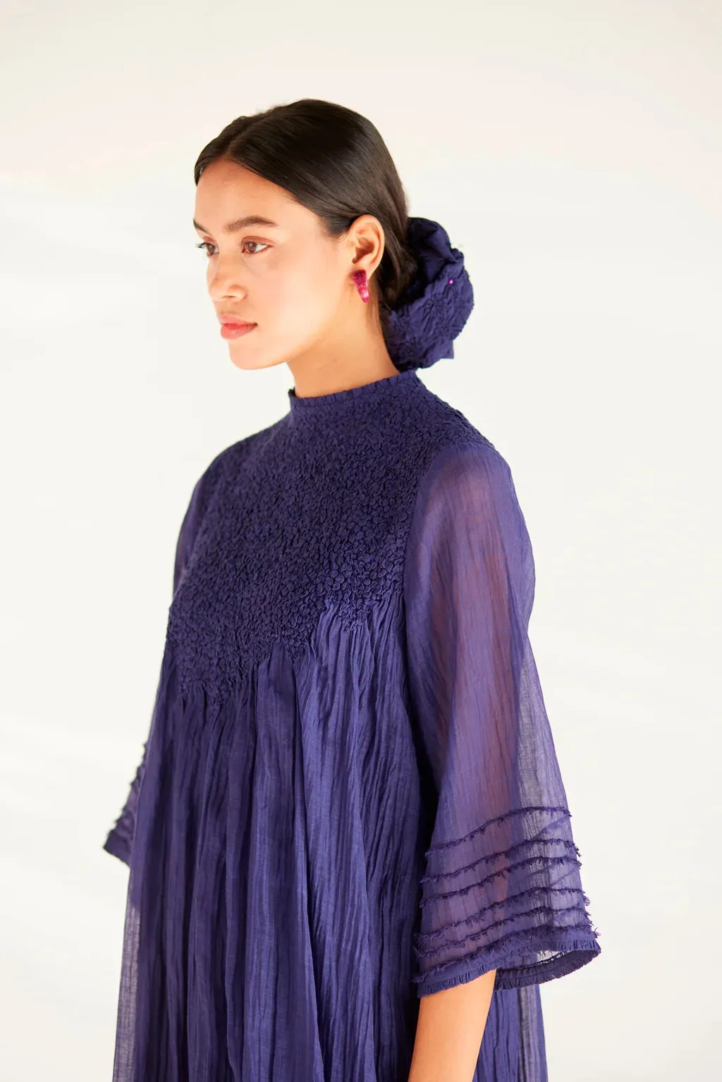 PLUM PURFLE DRESS