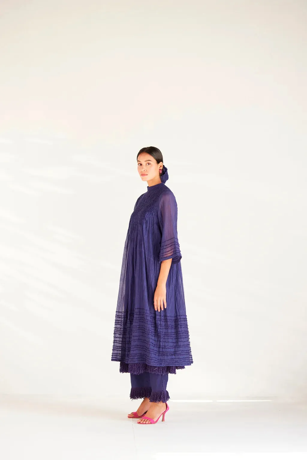PLUM PURFLE DRESS