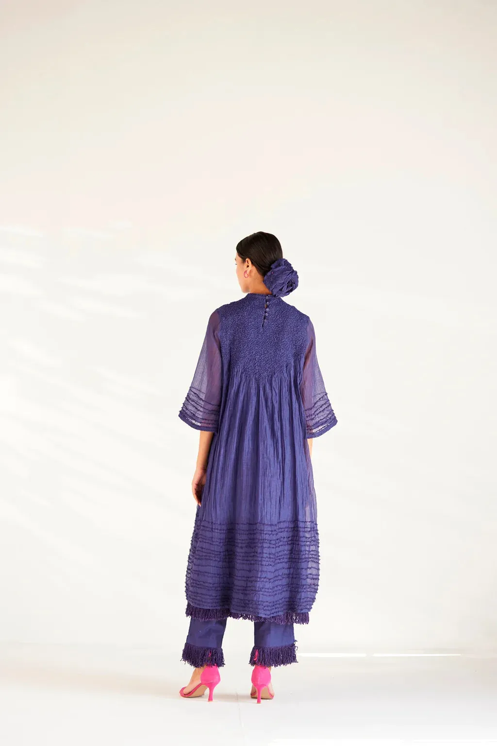 PLUM PURFLE DRESS
