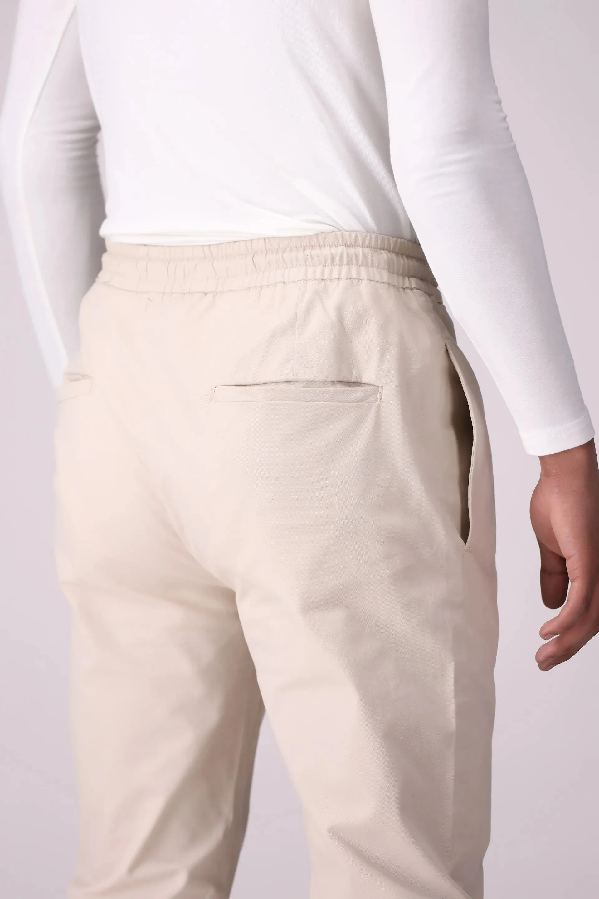 Slim Fit Turn-Up Pants