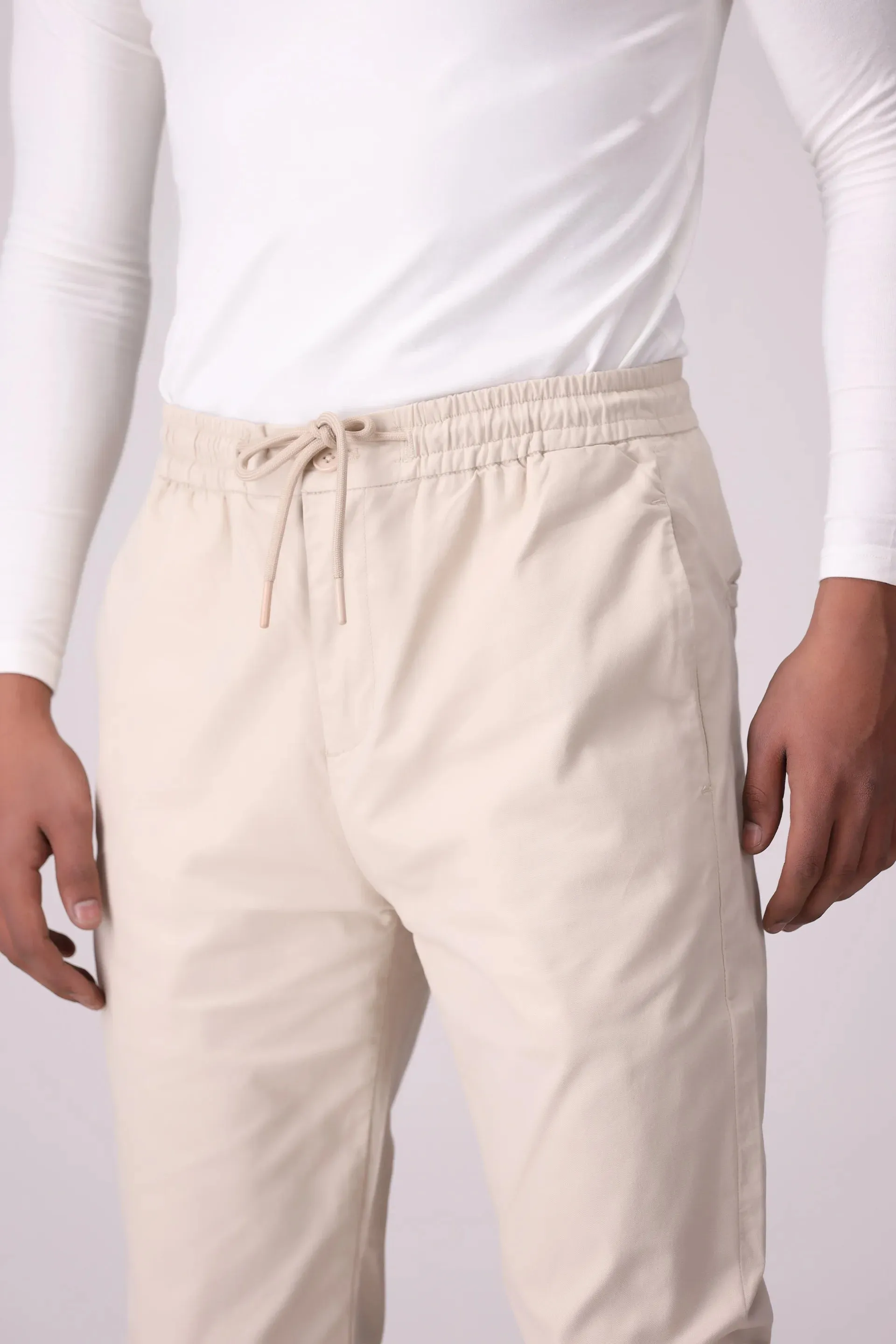 Slim Fit Turn-Up Pants