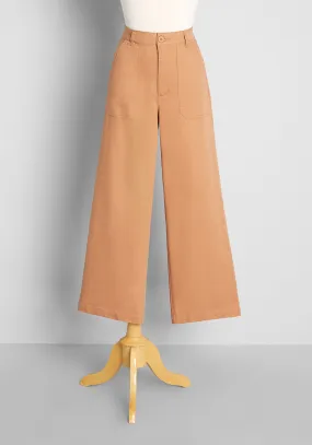 Trusting My Instincts Wide-Leg Pants