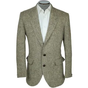 Vintage Harris Tweed Barleycorn Mens Jacket Dunn & Co Sport Coat Size M