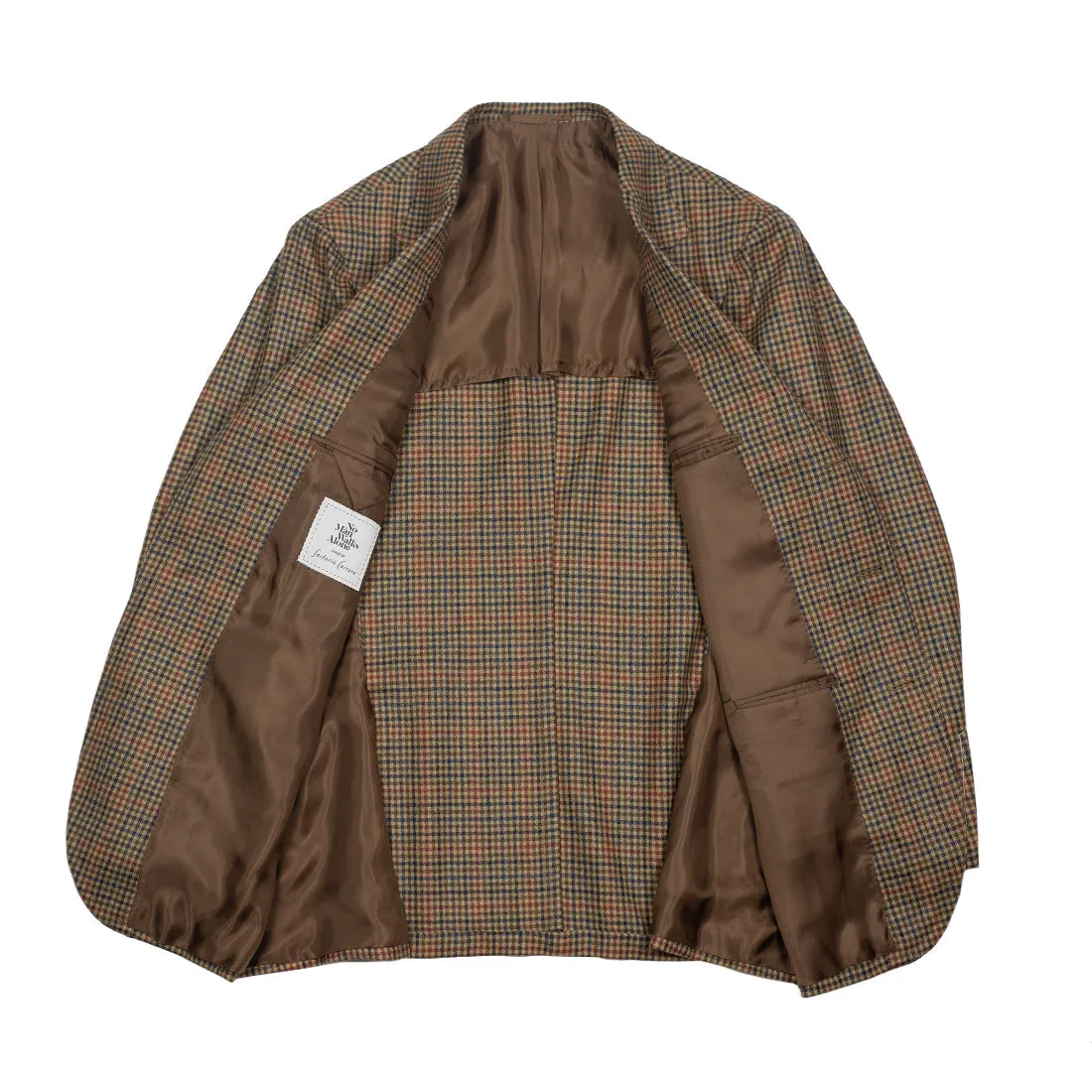 x Sartoria Carrara: Sport coat in Holland & Sherry tan gunclub check wool 9/10oz