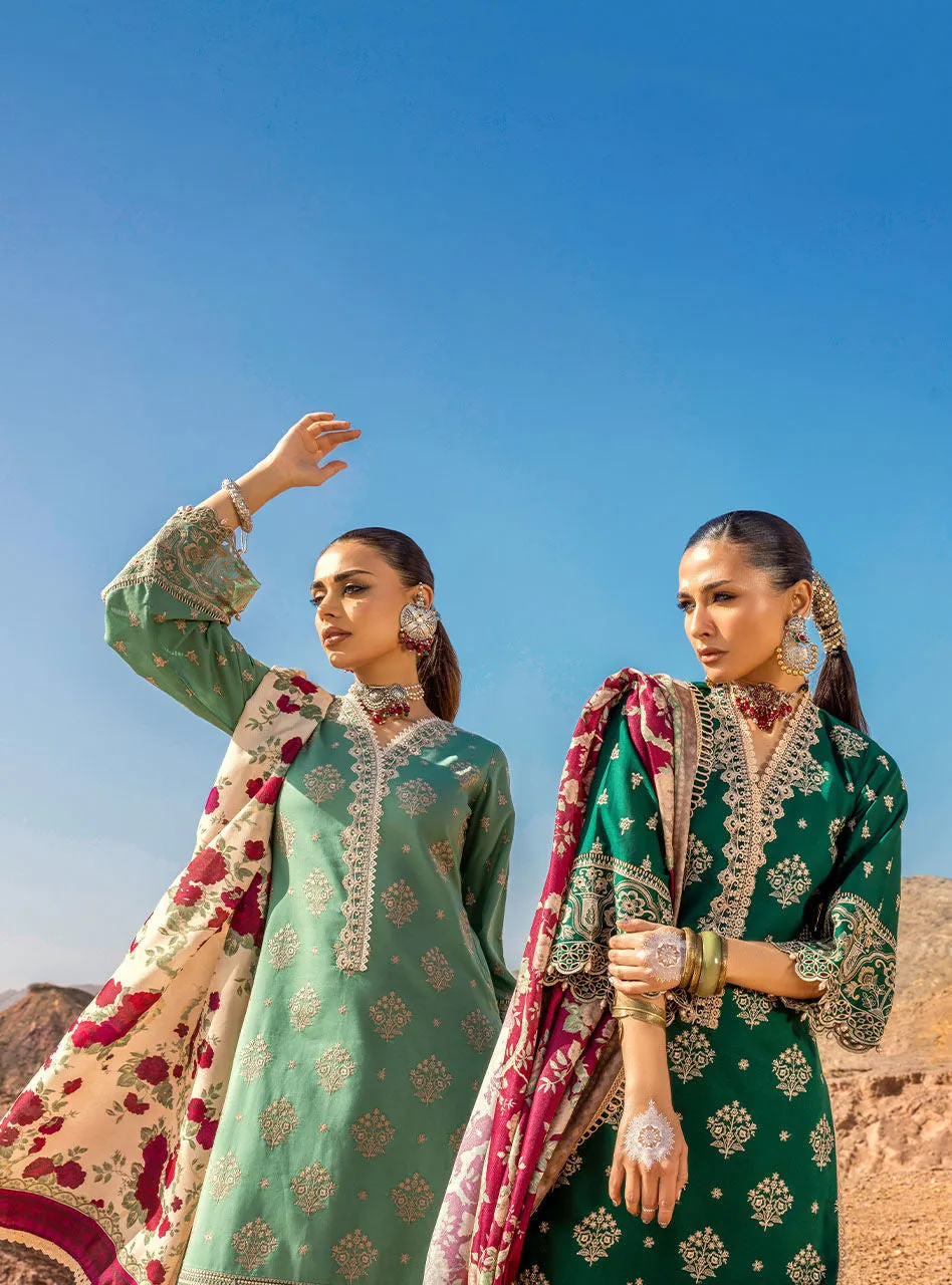 Zainab Chottani Luxury Chikankari Lawn Collection – Zarra’Tunn 1A